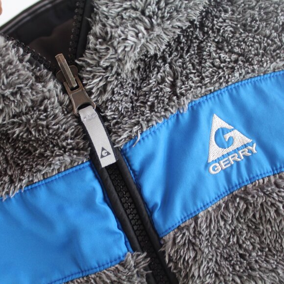 Boys Gerry Double Sided Blue/Grey Zip-Up Jacket – Size 5 - Picture 9 of 16